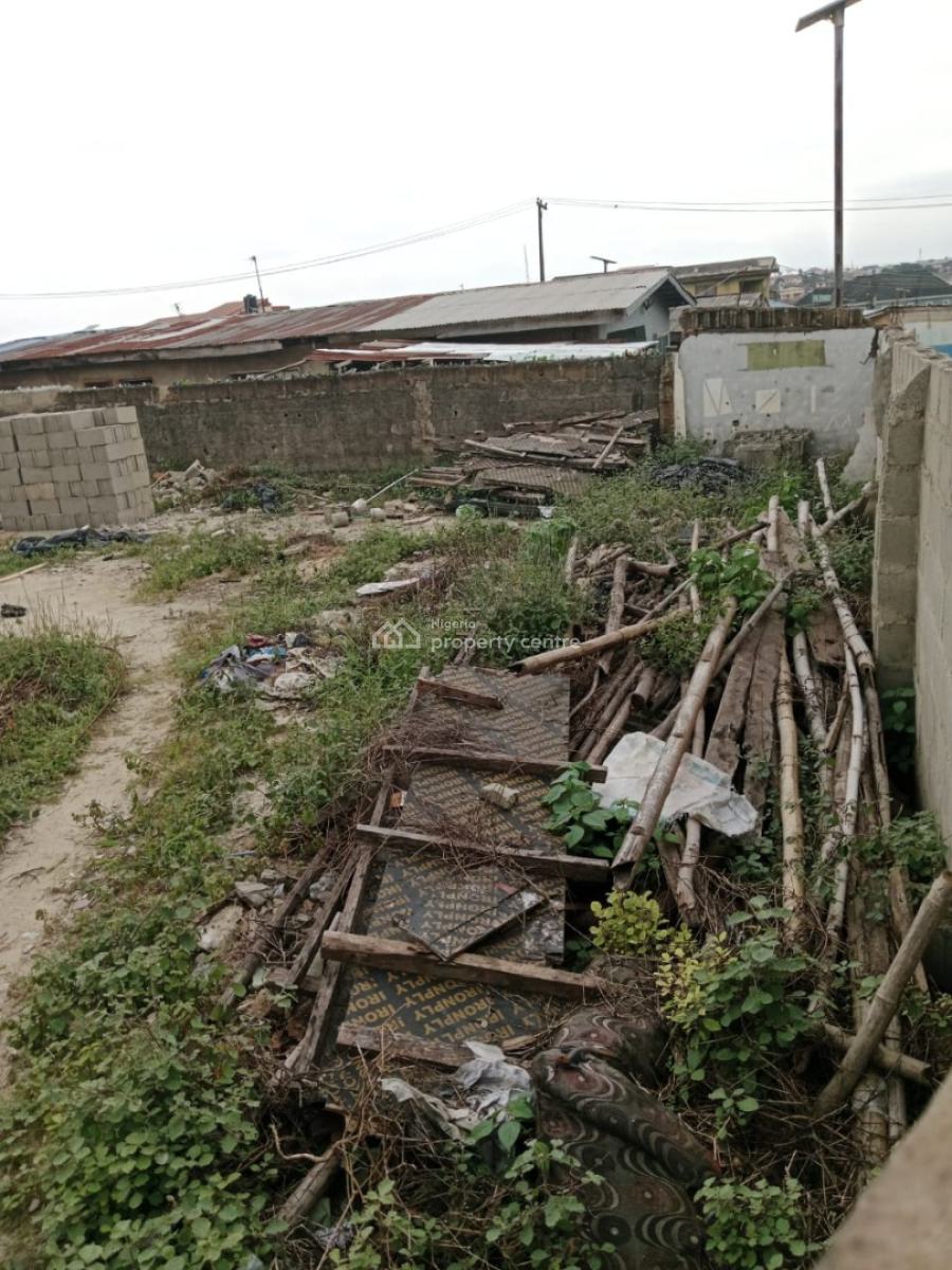 Full Plot of Land on a Corner Piece, Back of County Aguda, Ogba, Ikeja, Lagos, Residential Land for Sale