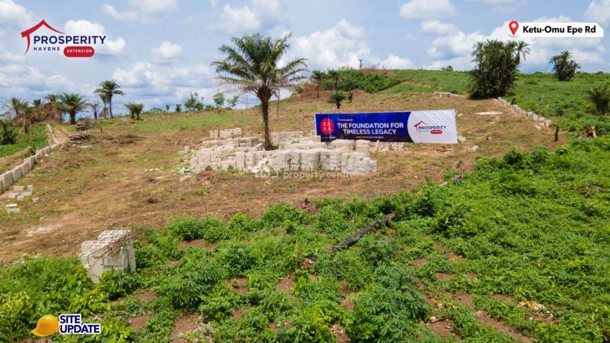 C of O Estate Land Facing The Express, Prosperity Havens Extension Estate, Ketu-omu Epe Road, Epe, Lagos, Residential Land for Sale