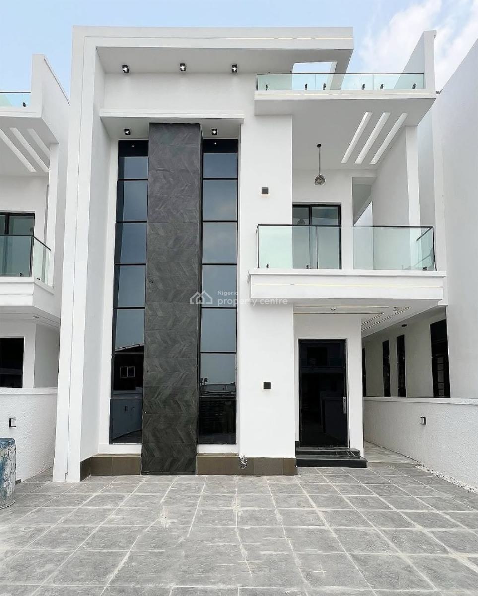 5 Bedroom Fully Detached Duplex with Bq, Office Space, Lekki Palm City Estate, Ajah, Lagos, Detached Duplex for Sale