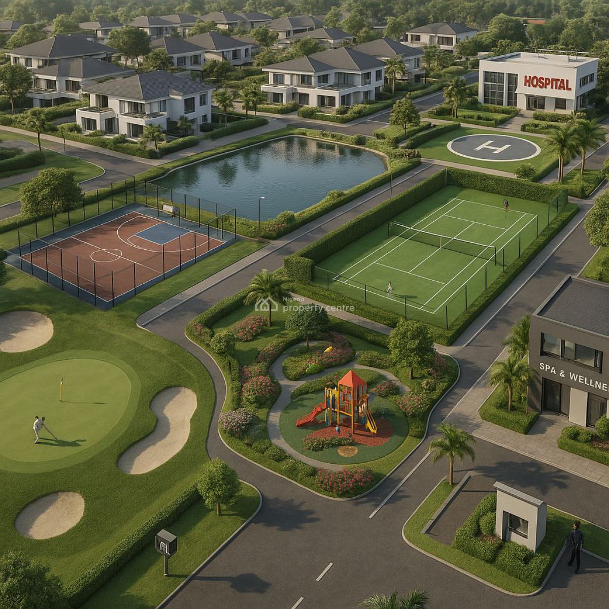 Land, Park and Resort Estate, Ibadan Riviera Parks and Resort, Ilaju Community, Ido, Ibadan, Oyo, Residential Land for Sale