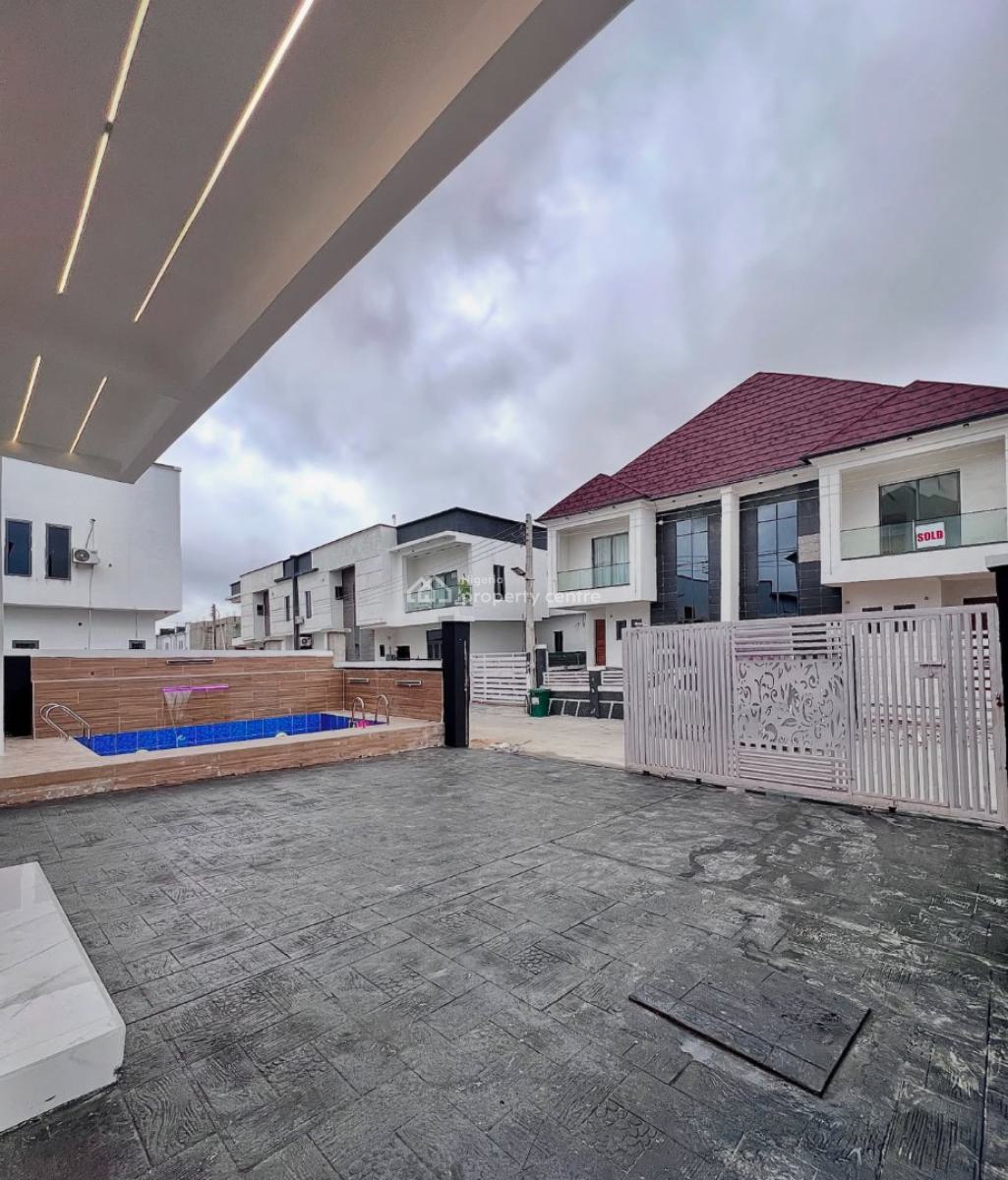Luxury 5 Bedroom Fully Detached with Swimming-pool Duplex, Ajah, Lagos, Detached Duplex for Sale