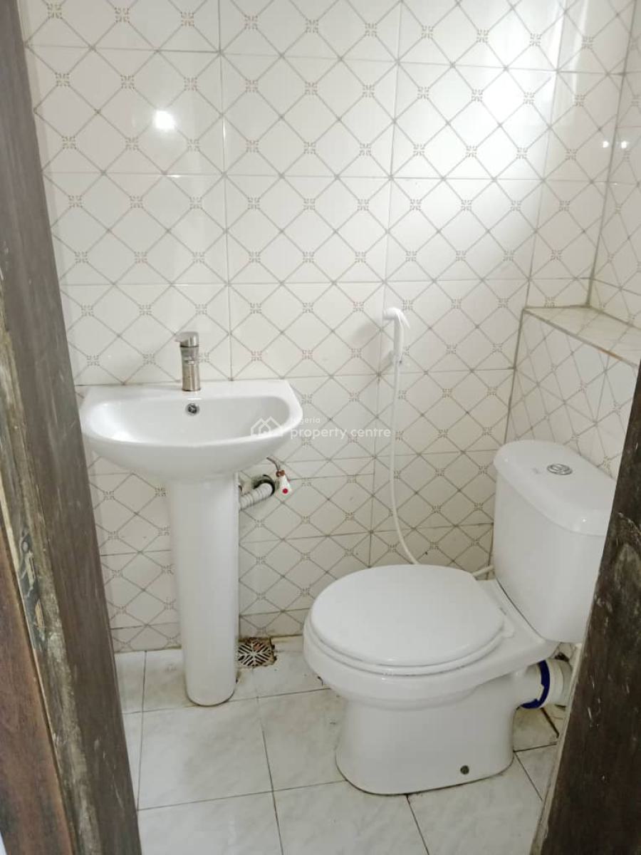 Relatively 3 Bedroom Flat Upstairs, Back of County, Ogba, Ikeja, Lagos, Flat / Apartment for Rent