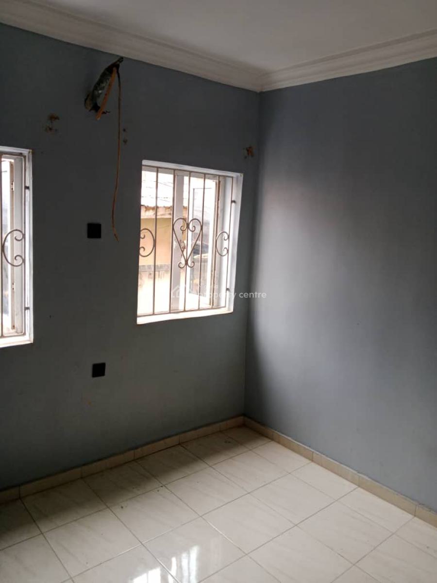 Relatively 3 Bedroom Flat Upstairs, Back of County, Ogba, Ikeja, Lagos, Flat / Apartment for Rent