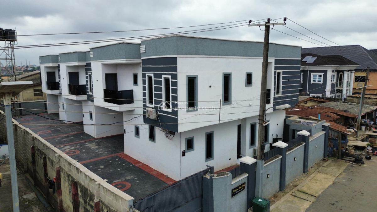 Newly Built 4 Bedroom Terraced Duplex with Exceptional Facilities, Ogba, Ikeja, Lagos, Terraced Duplex for Sale