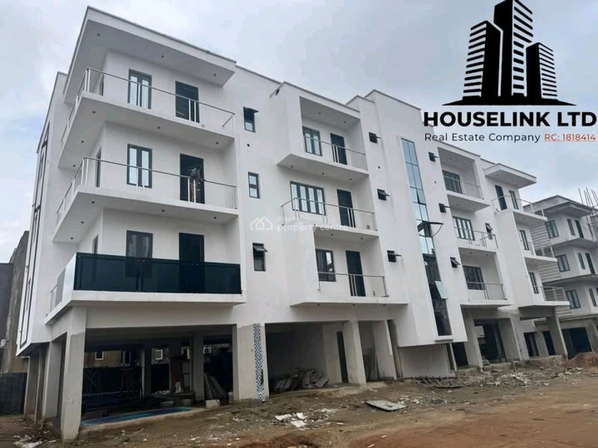 Above Is a 3 Bedroom Apartment with a Room Bq, Elevator Available.  Lo, Wuye, Abuja, House for Sale