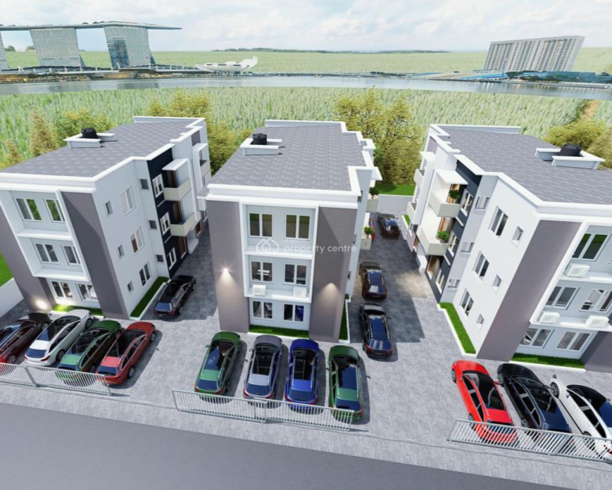 2-bedroom Apartments (carcass) in Abijo Gra Along Lekki-epe Expressway, Green Park Estate, Abijo, Lekki, Lagos, House for Sale