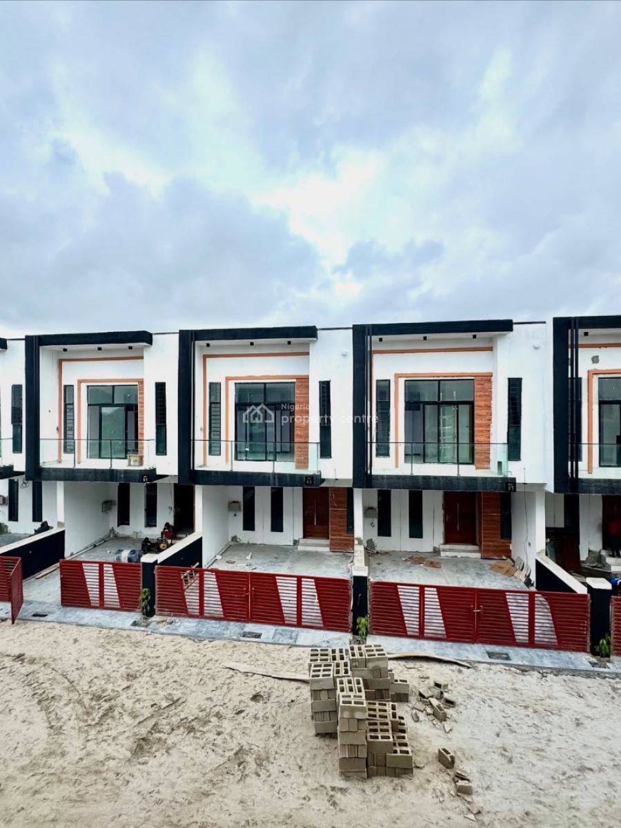 4 Bedroom Terrace Duplex with Bq -- Gov. Consent, Ikota Gra, Ikota, Lekki, Lagos, Terraced Duplex for Sale