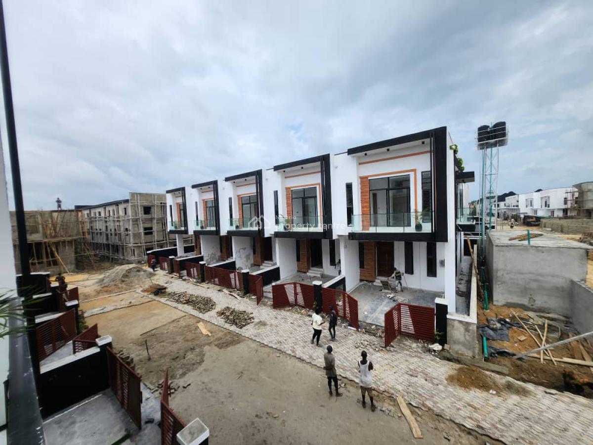 4 Bedroom Terrace Duplex with Bq -- Gov. Consent, Ikota Gra, Ikota, Lekki, Lagos, Terraced Duplex for Sale