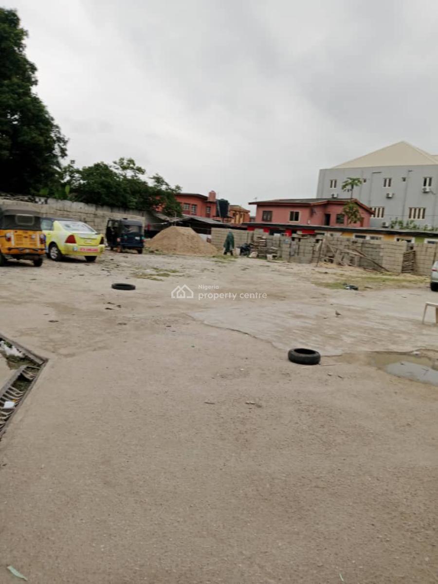3 and Half Plots of Land Fenced Round, College Road, Ogba, Ikeja, Lagos, Commercial Land for Sale