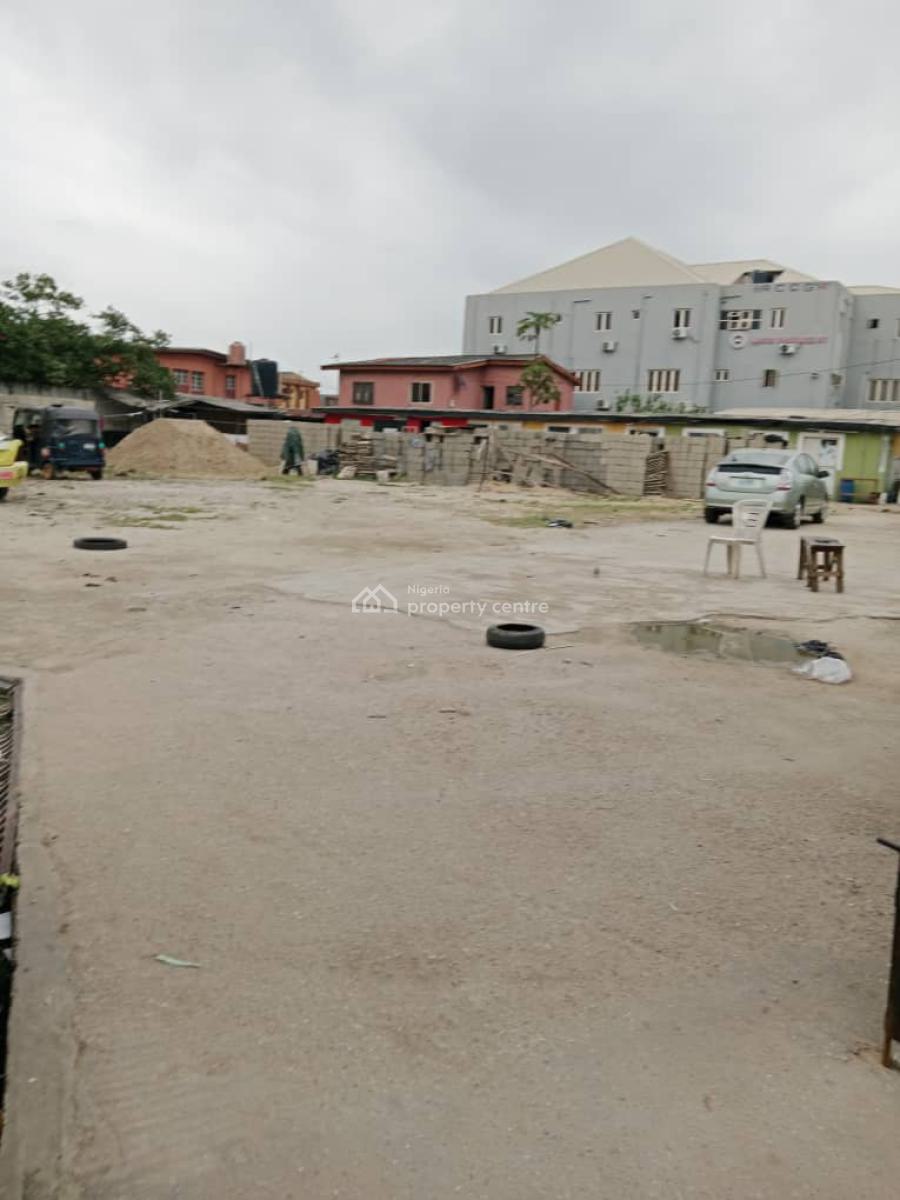 3 and Half Plots of Land Fenced Round, College Road, Ogba, Ikeja, Lagos, Commercial Land for Sale