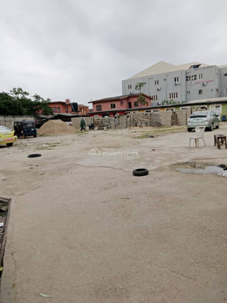 3 and Half Plots of Land Fenced Round, College Road, Ogba, Ikeja, Lagos, Commercial Land for Sale