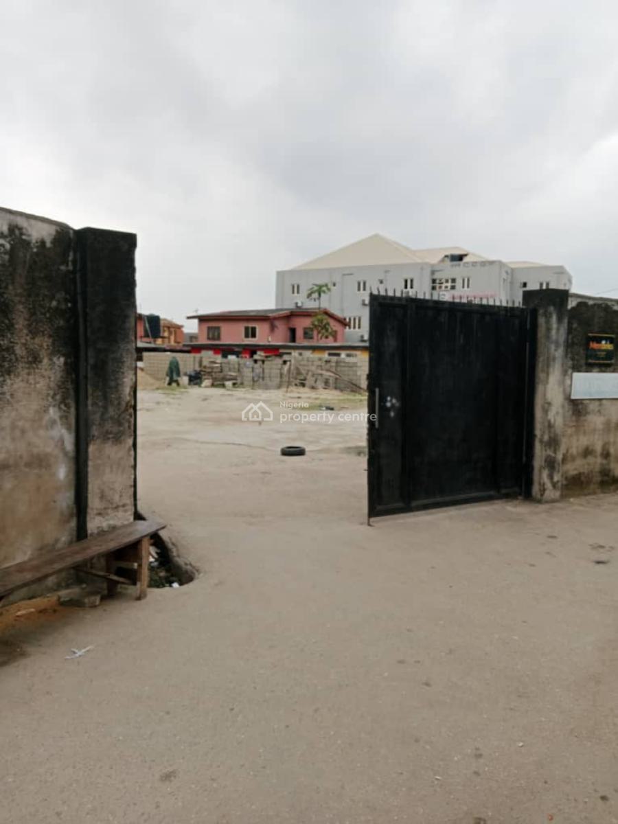 3 and Half Plots of Land Fenced Round, College Road, Ogba, Ikeja, Lagos, Commercial Land for Sale