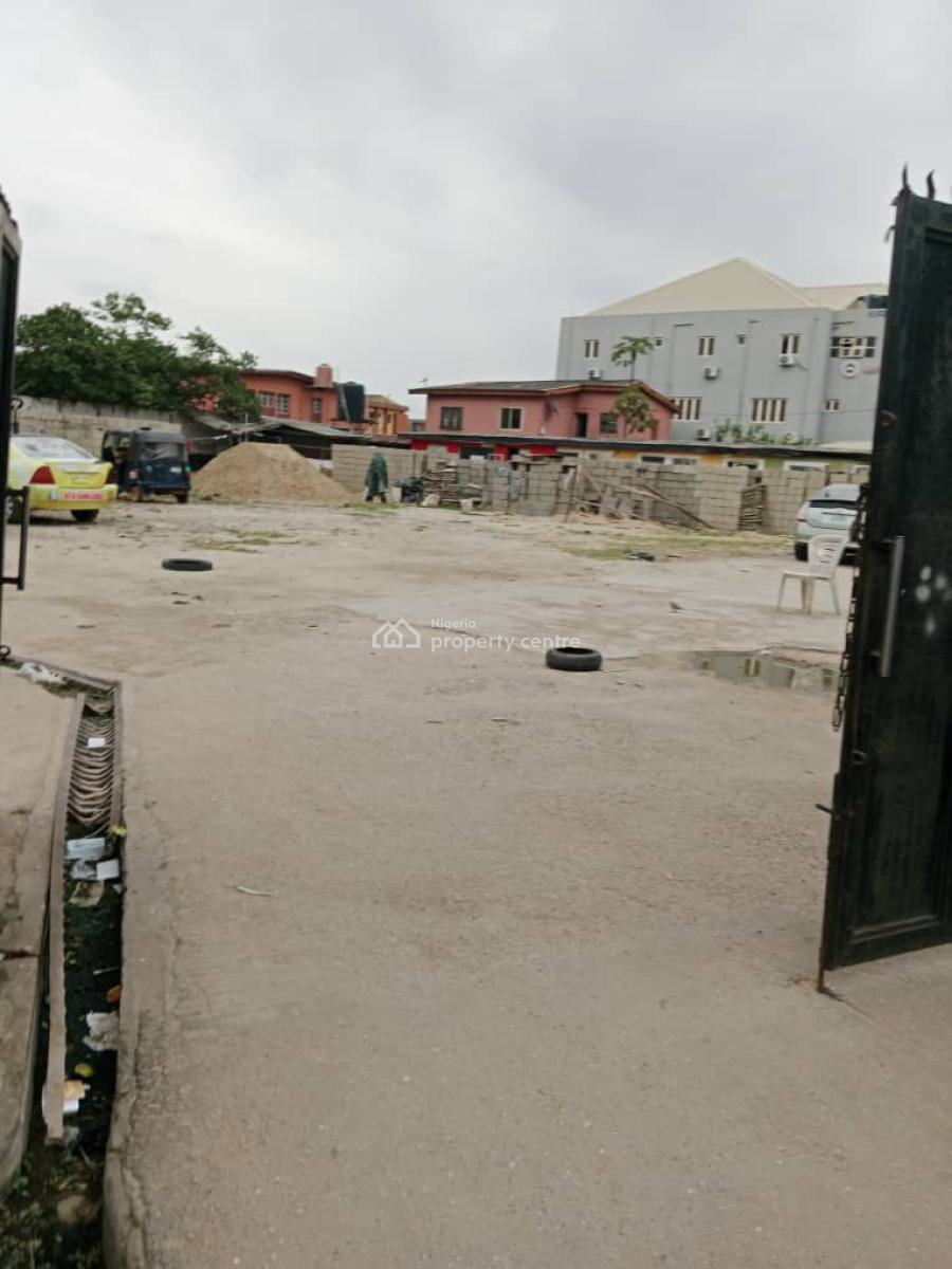 3 and Half Plots of Land Fenced Round, College Road, Ogba, Ikeja, Lagos, Commercial Land for Sale