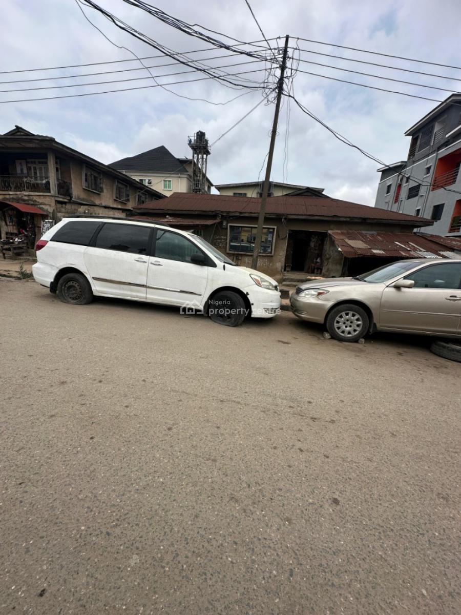 a Solid Bungalow Building on a Full Plot in Mainland, Located Off Bajulaiye, Yaba, Lagos, Residential Land for Sale