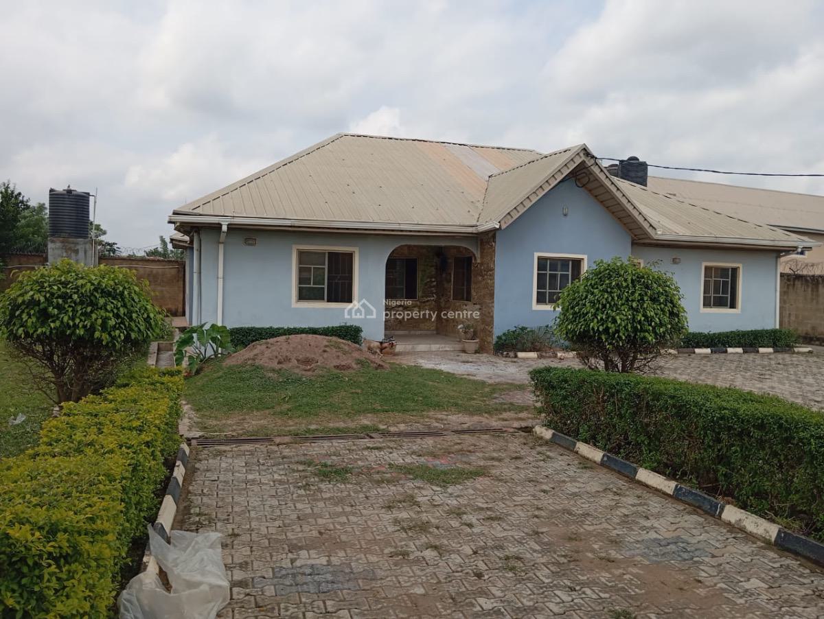 3 Bedroom Bungalow with a Mini Flat, Trem Church, Adehun, Ado-ekiti, Ekiti, House for Sale