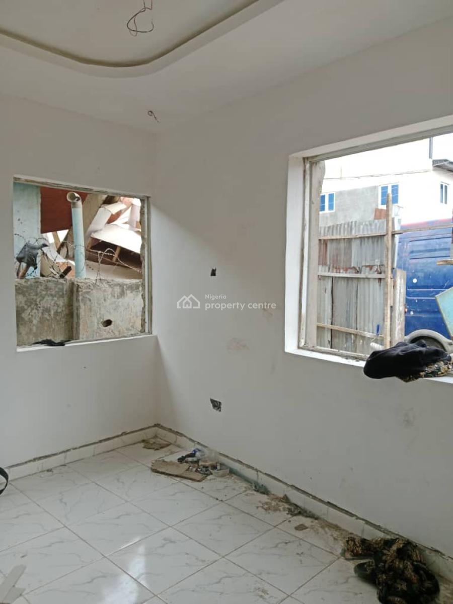 80% Complete Newly Built Mini Flat Upstairs and Downstairs, Off Ajayi Road, Ogba, Ikeja, Lagos, Mini Flat (room and Parlour) for Rent