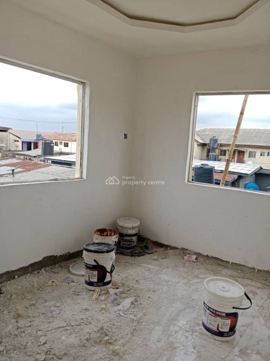 80% Complete Newly Built Mini Flat Upstairs and Downstairs, Off Ajayi Road, Ogba, Ikeja, Lagos, Mini Flat (room and Parlour) for Rent
