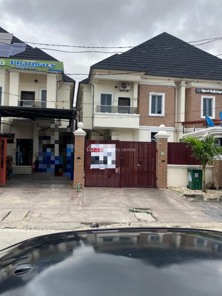 4 Bedroom Fully Furnished Semi Detached Duplex, Chevron, Lekki, Lagos, Detached Duplex for Rent