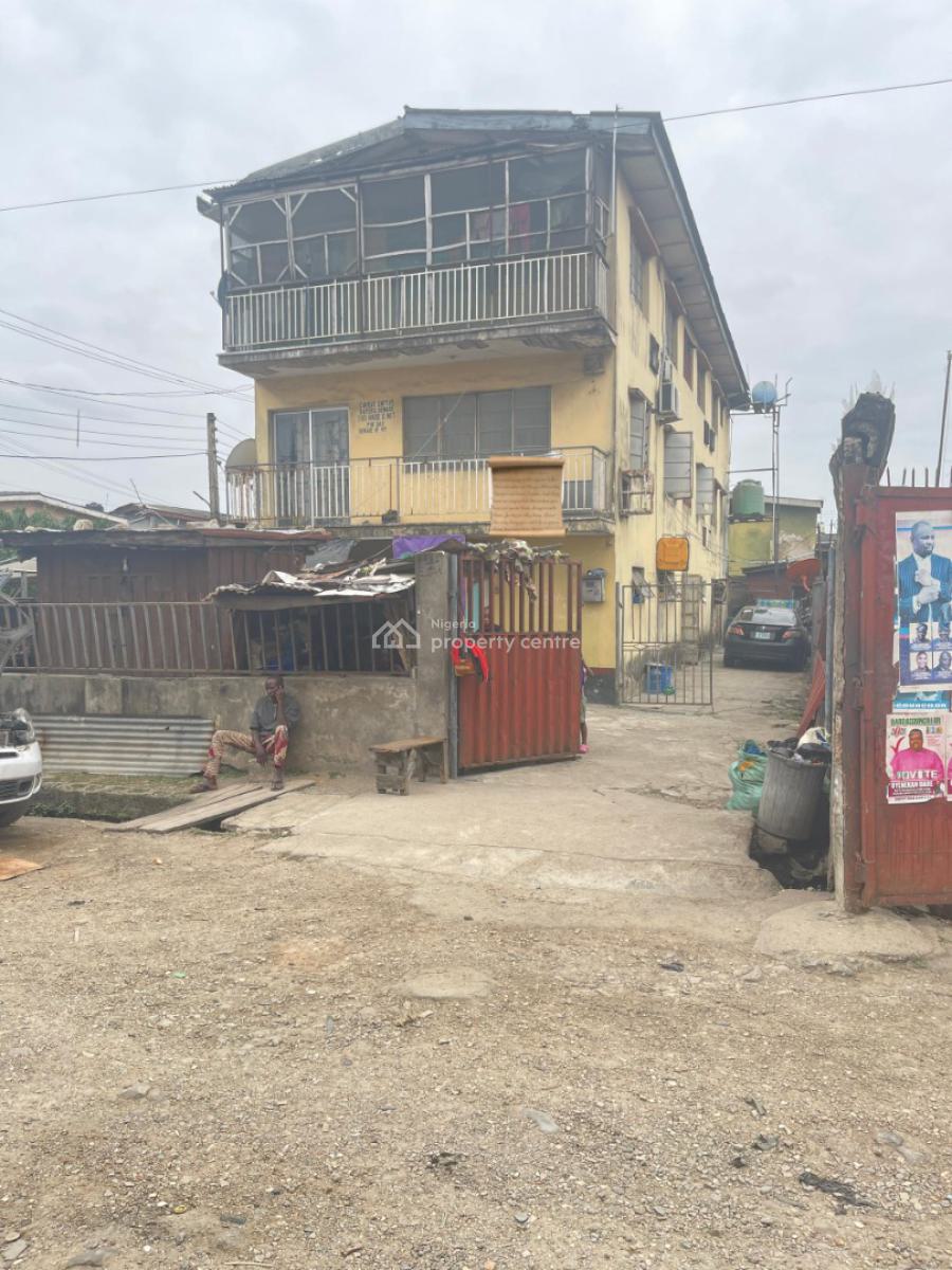 Corner Piece Two Storey Building in a Perfect Neighborhood, Off Olufemi Street, Surulere, Lagos, Land for Sale
