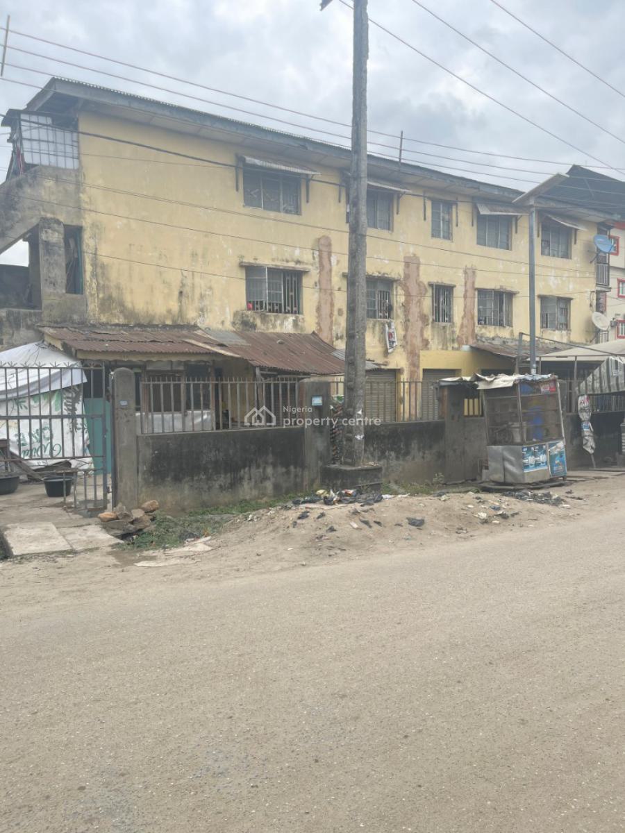 Corner Piece Two Storey Building in a Perfect Neighborhood, Off Olufemi Street, Surulere, Lagos, Land for Sale