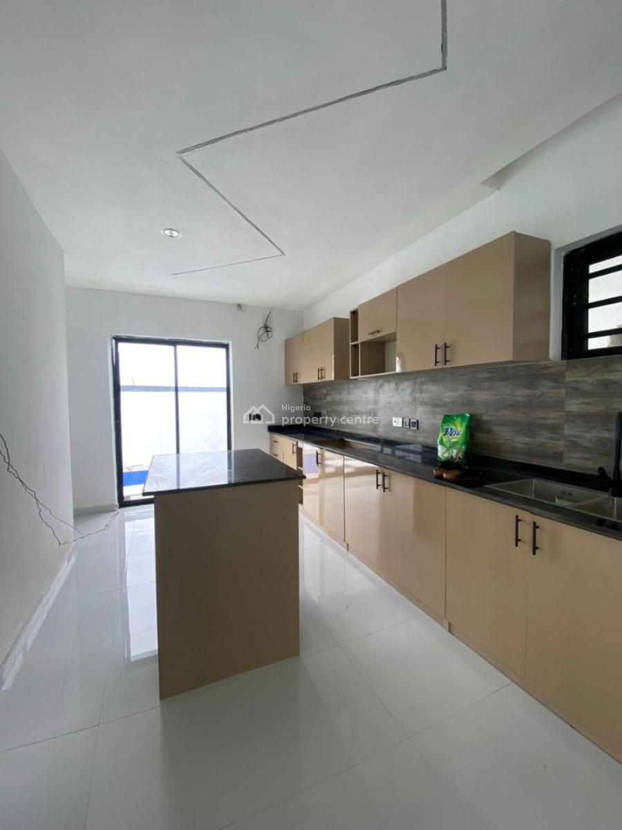 4 Bedrooms Fully Detached Duplex with Bq, Pool & Study, Chevron, Lekki, Lagos, Detached Duplex for Sale