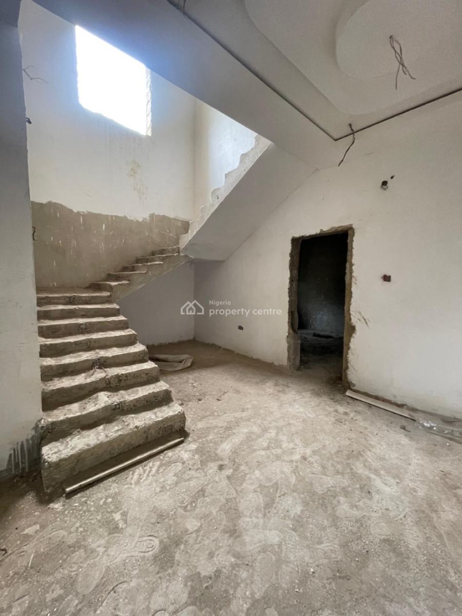 Spacious 5 Bedrooms Carcass Duplex (60% Completed) in a Prime Estate, Lekron Estate, Bodija, Ibadan, Oyo, Detached Duplex for Sale