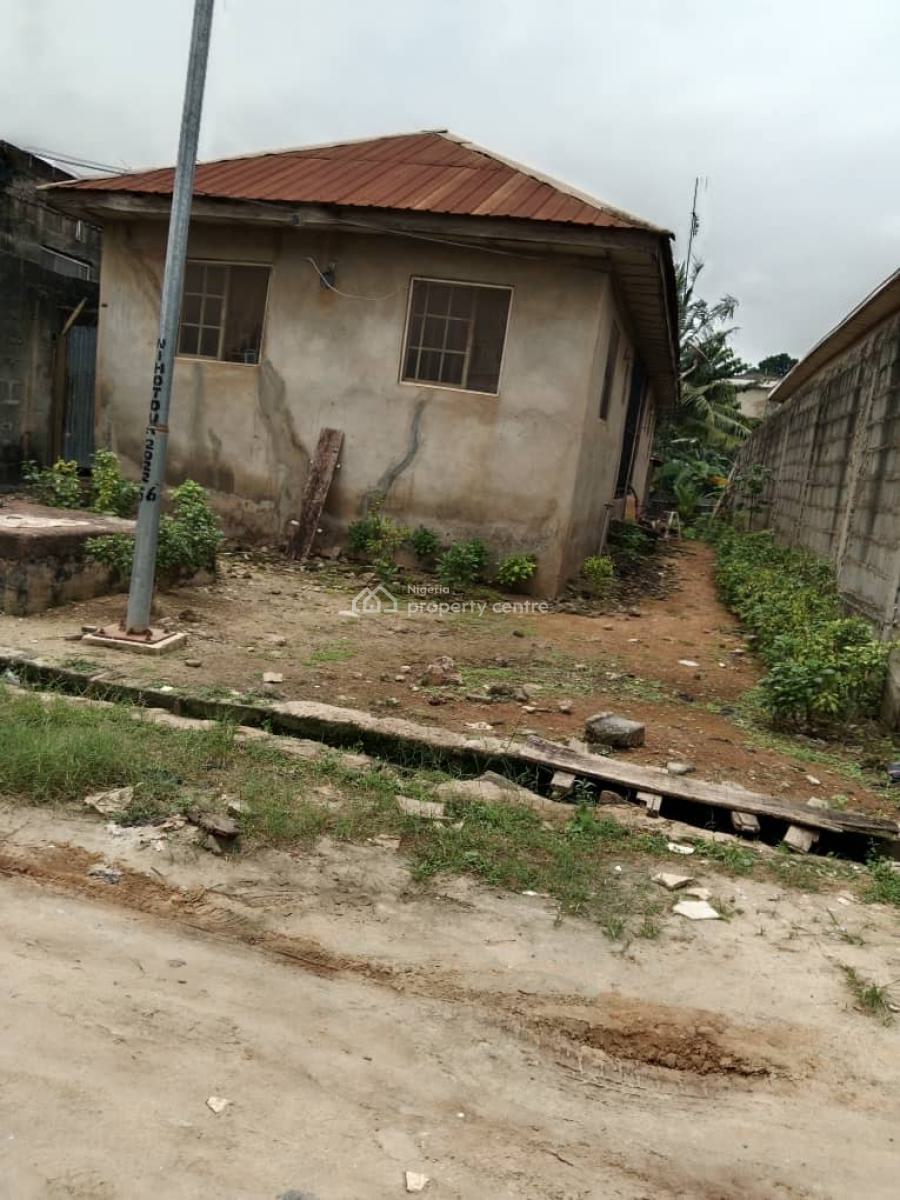 a Full Plot of Land with 4 Bedroom Bungalow That Can Be Renovated, Oke Ira, Ogba, Ikeja, Lagos, Land for Sale