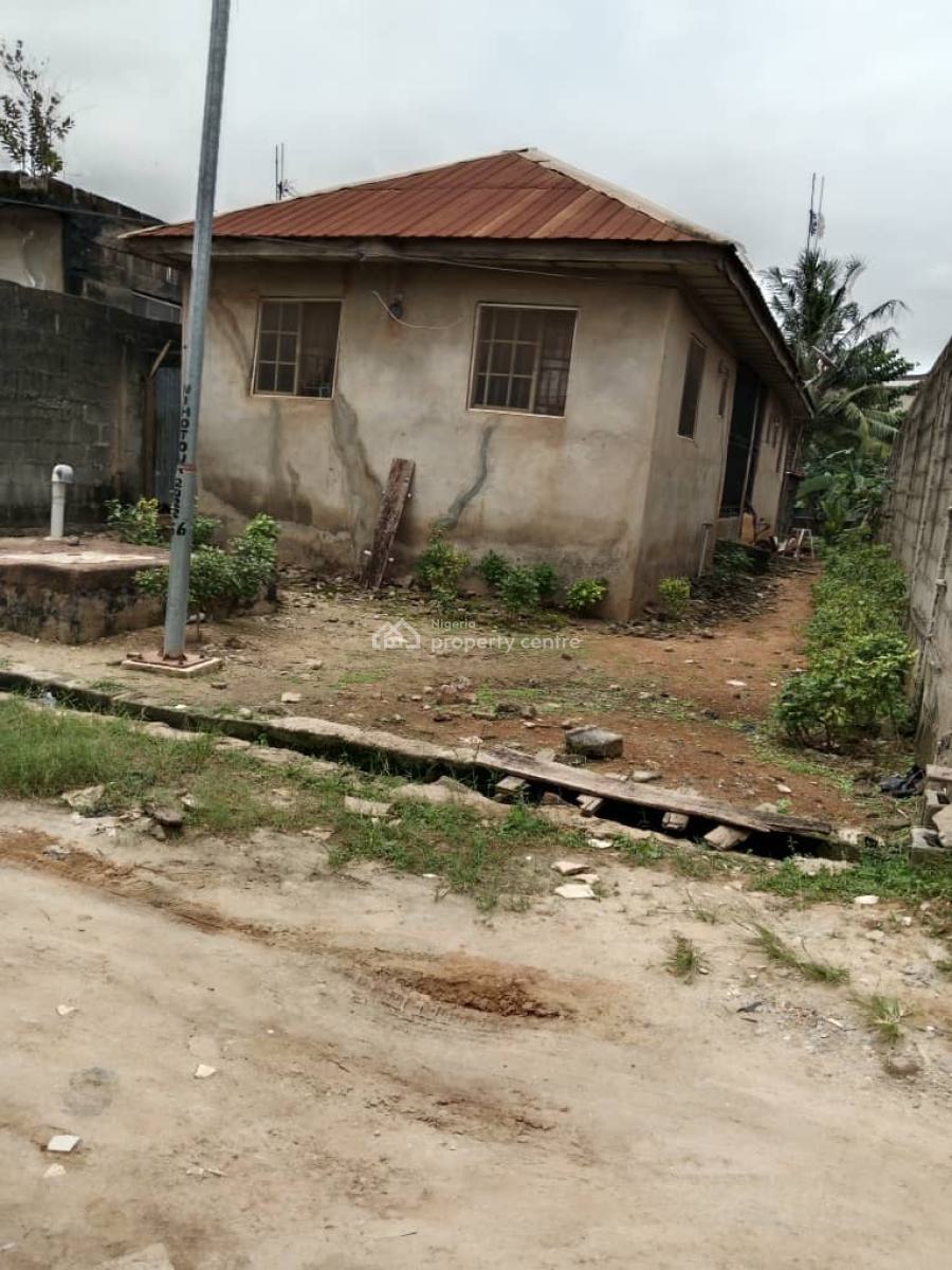 a Full Plot of Land with 4 Bedroom Bungalow That Can Be Renovated, Oke Ira, Ogba, Ikeja, Lagos, Land for Sale