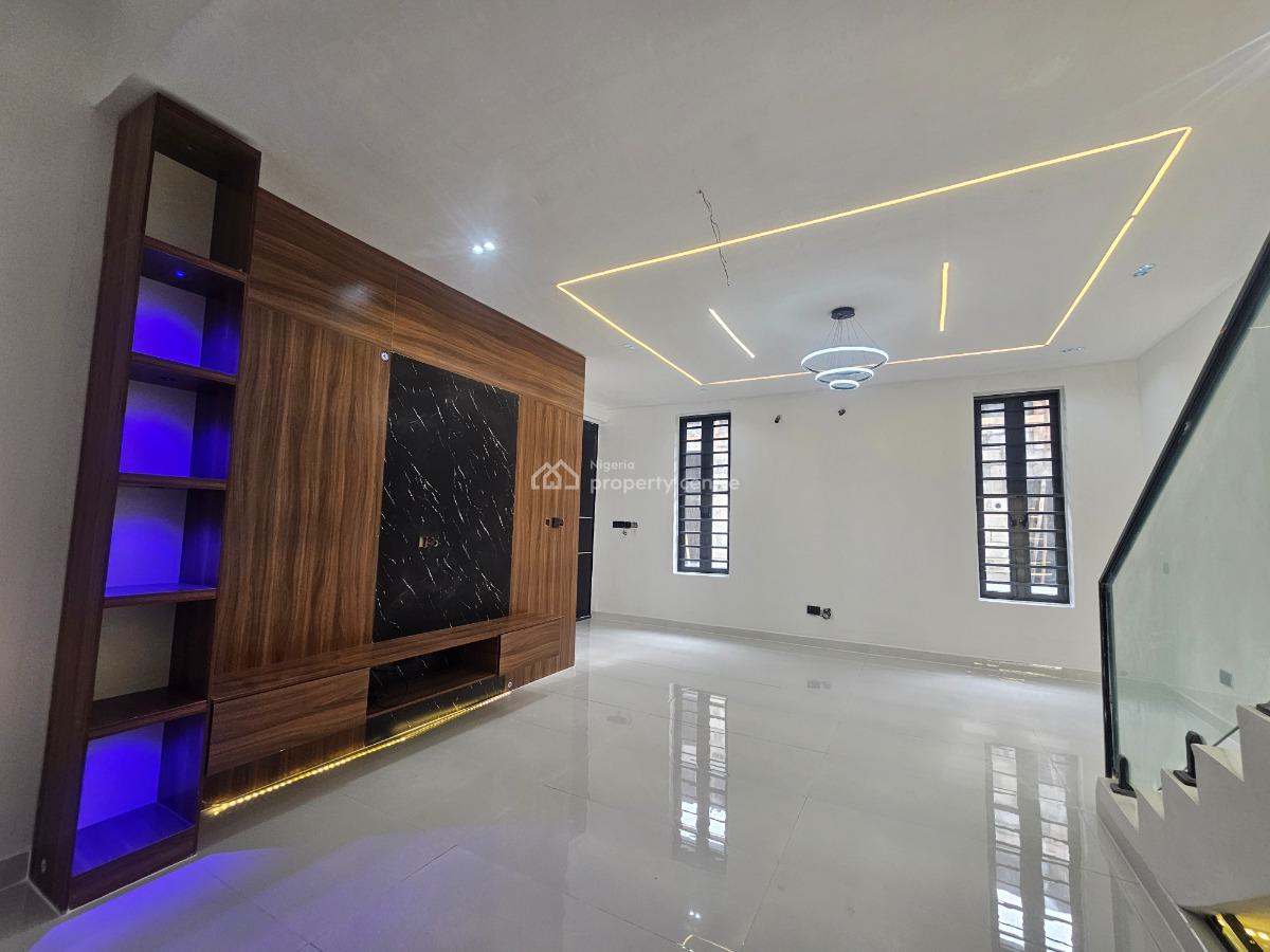 Newly Built 4 Bedrooms Semi-detached House with Bq, Inside an Estate, Sangotedo, Ajah, Lagos, Semi-detached Duplex for Sale