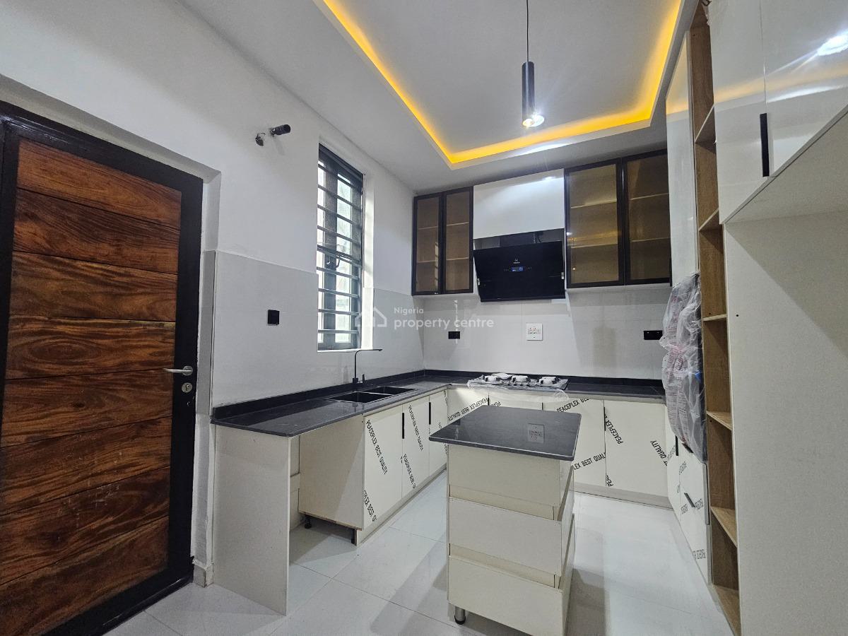 Newly Built 4 Bedrooms Semi-detached House with Bq, Inside an Estate, Sangotedo, Ajah, Lagos, Semi-detached Duplex for Sale