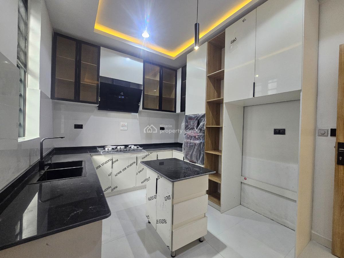 Newly Built 4 Bedrooms Semi-detached House with Bq, Inside an Estate, Sangotedo, Ajah, Lagos, Semi-detached Duplex for Sale