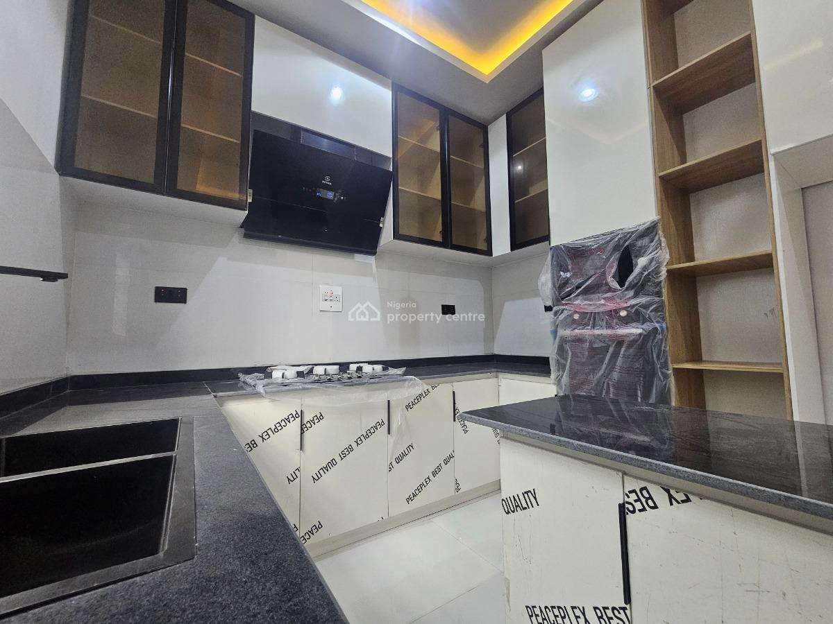 Newly Built 4 Bedrooms Semi-detached House with Bq, Inside an Estate, Sangotedo, Ajah, Lagos, Semi-detached Duplex for Sale