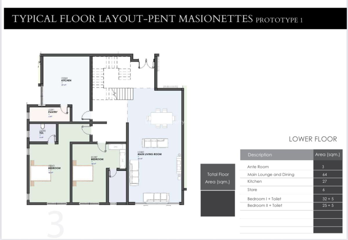 Offplan 3 Bedroom Apartment with Bq, Banana Island, Ikoyi, Lagos, Flat / Apartment for Sale
