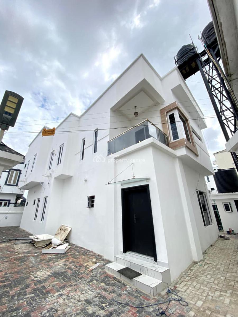 New 5 Bedroom Fully Detached Duplex with Bq, Osapa, Lekki, Lagos, Detached Duplex for Rent