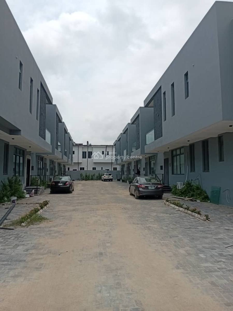 Bran New 4 Bedrooms Terrace Duplex with Bq, Igbo Efon, Lekki, Lagos, Terraced Duplex for Rent