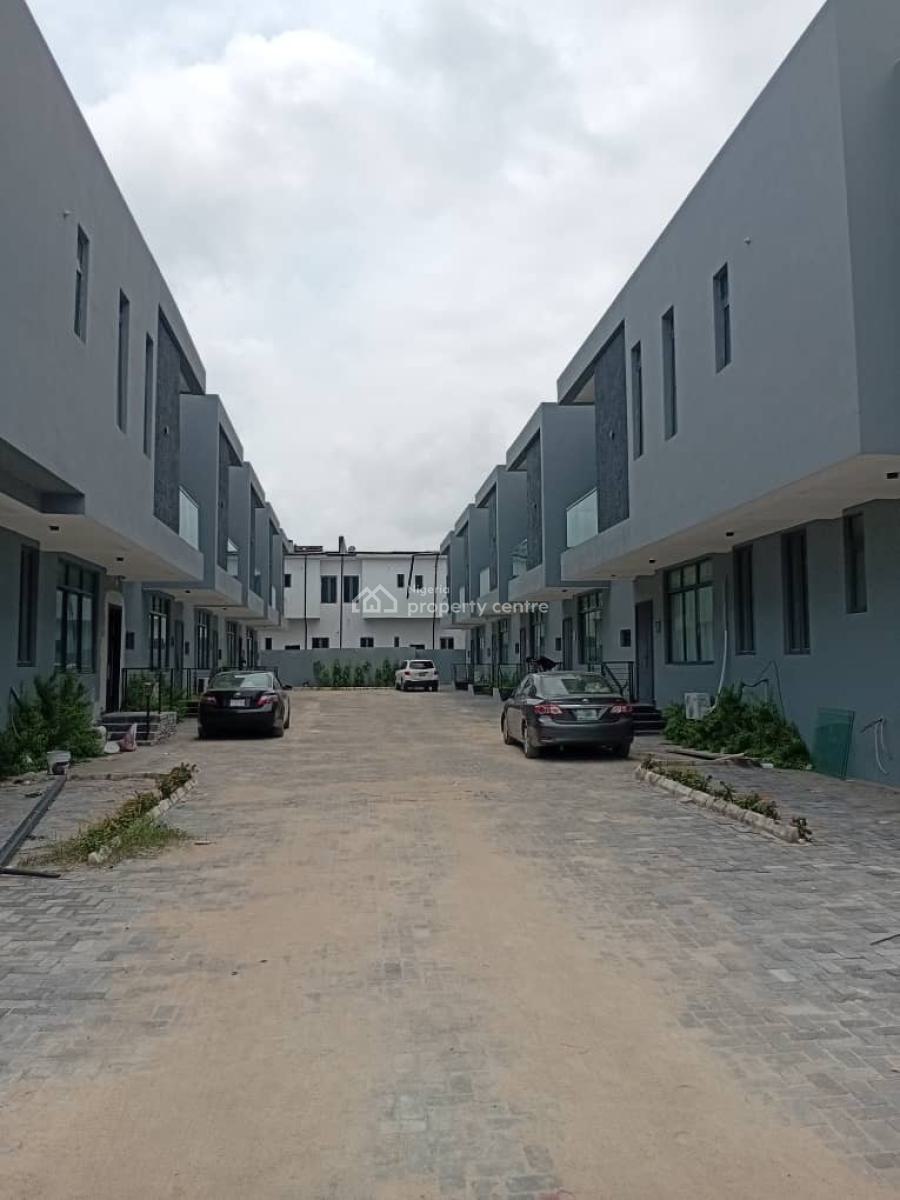 Bran New 4 Bedrooms Terrace Duplex with Bq, Igbo Efon, Lekki, Lagos, Terraced Duplex for Rent