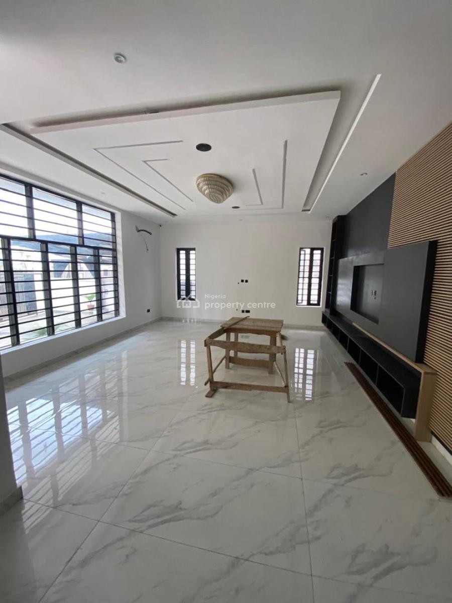 Brand New and Spacious 5 Bedroom Fully Detached Duplex, Bq ,24/7light, Chevron, Lekki, Lagos, Detached Duplex for Rent
