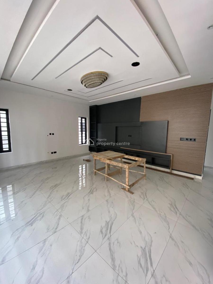 Brand New and Spacious 5 Bedroom Fully Detached Duplex, Bq ,24/7light, Chevron, Lekki, Lagos, Detached Duplex for Rent