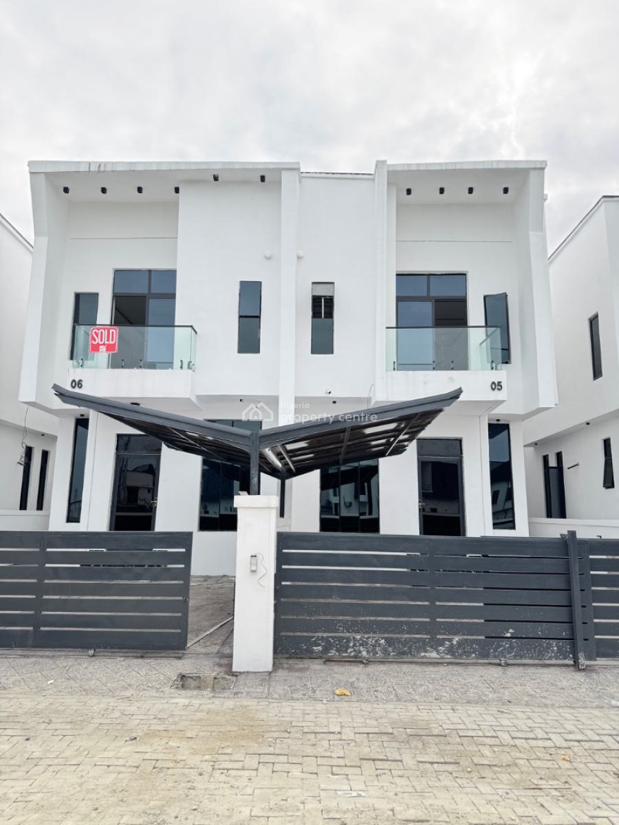 Beautiful 4 Bedroom Semi Detached Duplex, Chevron Toll Gate, Orchid Road, Lekki, Lagos, Semi-detached Duplex for Sale