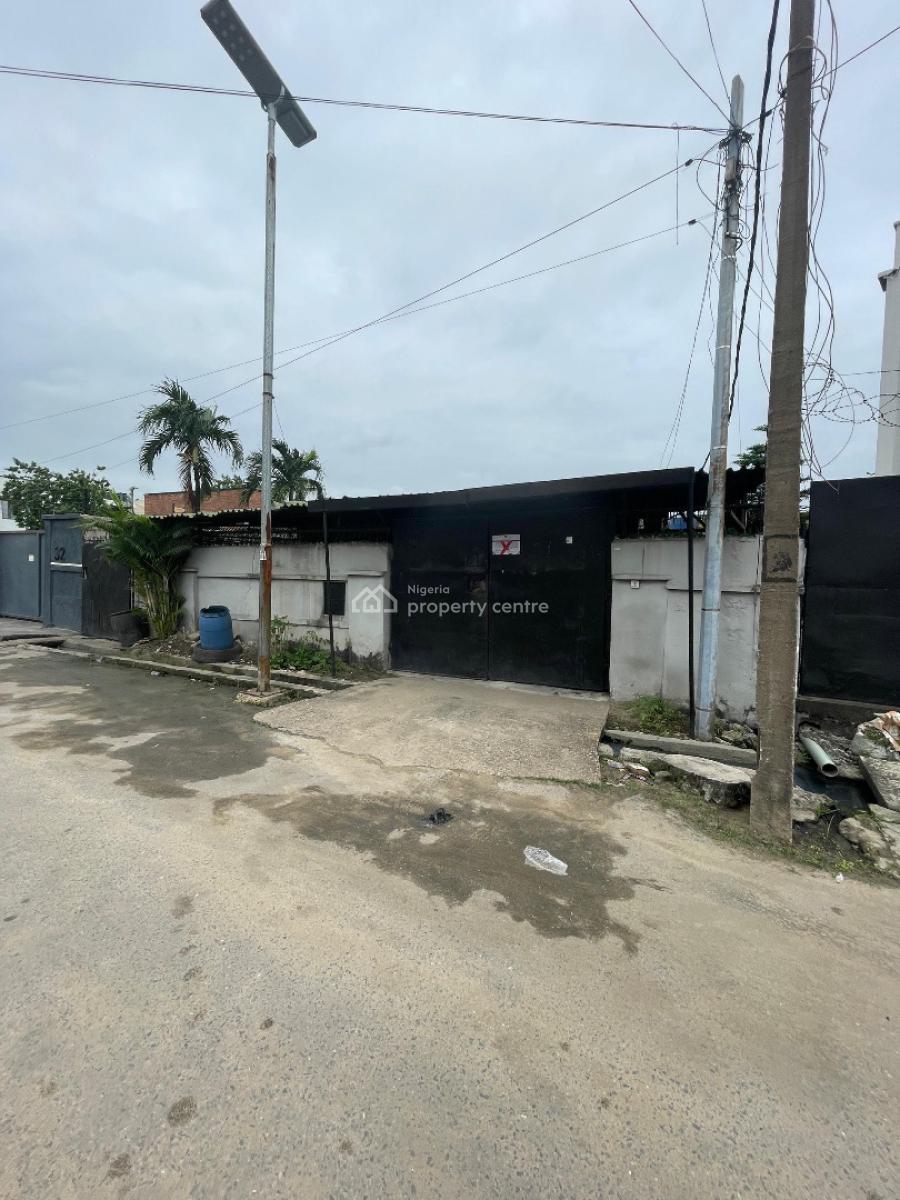 a Buy and Rebuild Bungalow in a Well Interlocked Street, Off Adeniran Ogunsanya, Surulere, Lagos, Land for Sale