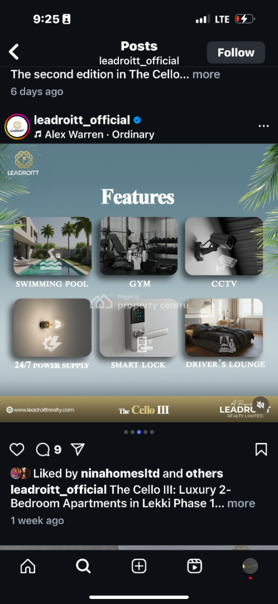 Luxury Two Bedroom Apartment ( Off Plan, Off Freedom Way Lekkk 1, Lekki Phase 1, Lekki, Lagos, Flat / Apartment for Sale