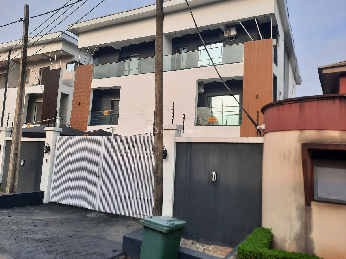 Newly Built Luxuriuosly Finished 5bedroom Semi Detached Duplex + B.q, Within an Estate in, Adeniyi Jones, Ikeja, Lagos, Semi-detached Duplex for Rent