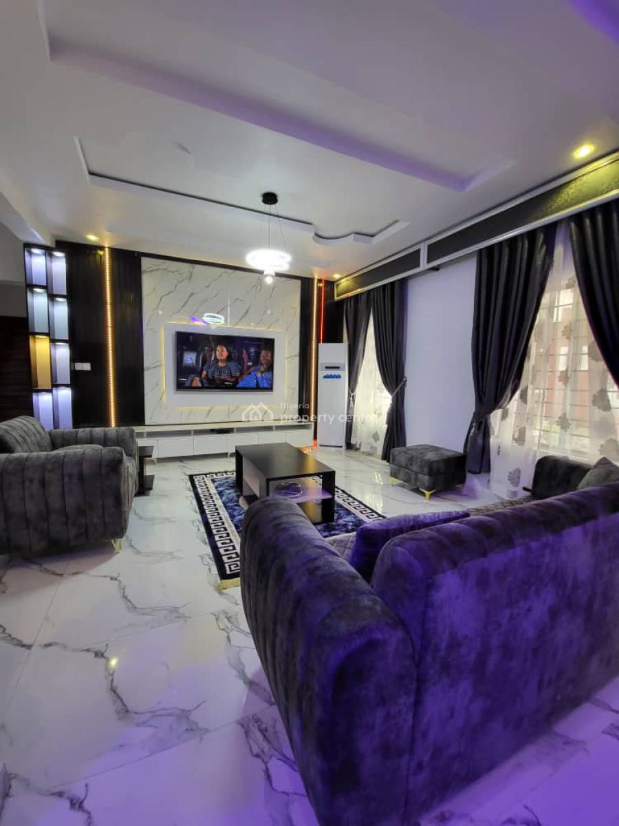 a Perfect Staycation Apartment Fully Serviced 4-bedroom Duplex, Lagos Business School, Ajah, Lagos, Detached Duplex Short Let