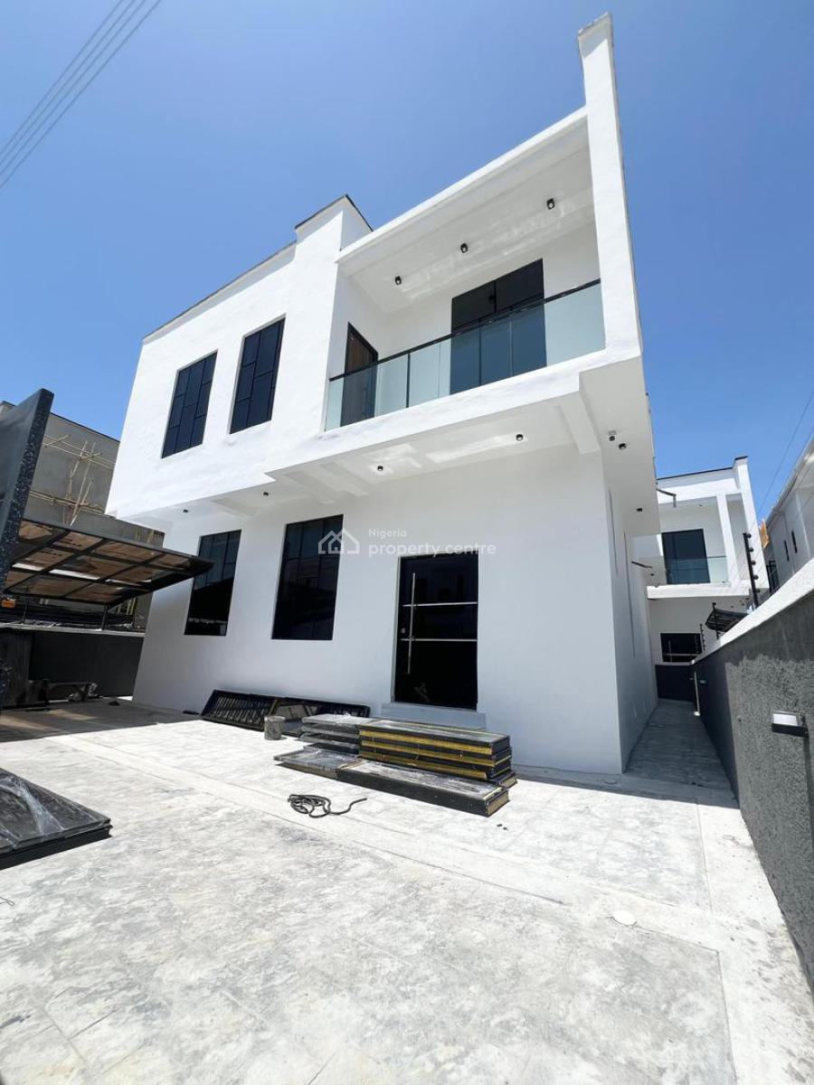 Luxurious 5bedrooms Fully-detached Duplex with Bq, 2nd Toll Gate,lekki, Lekki, Lagos, Detached Duplex for Sale