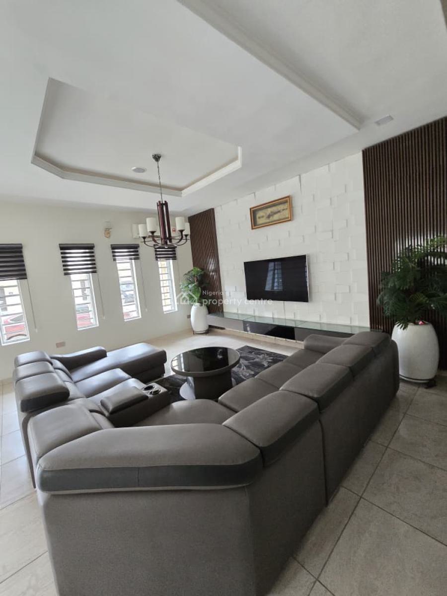 Luxurious Furnishing 5 Bedroom Duplex Fully Detached with Bq, Conversation Area Second Toll Gate, Lekki, Lagos, Detached Duplex for Sale