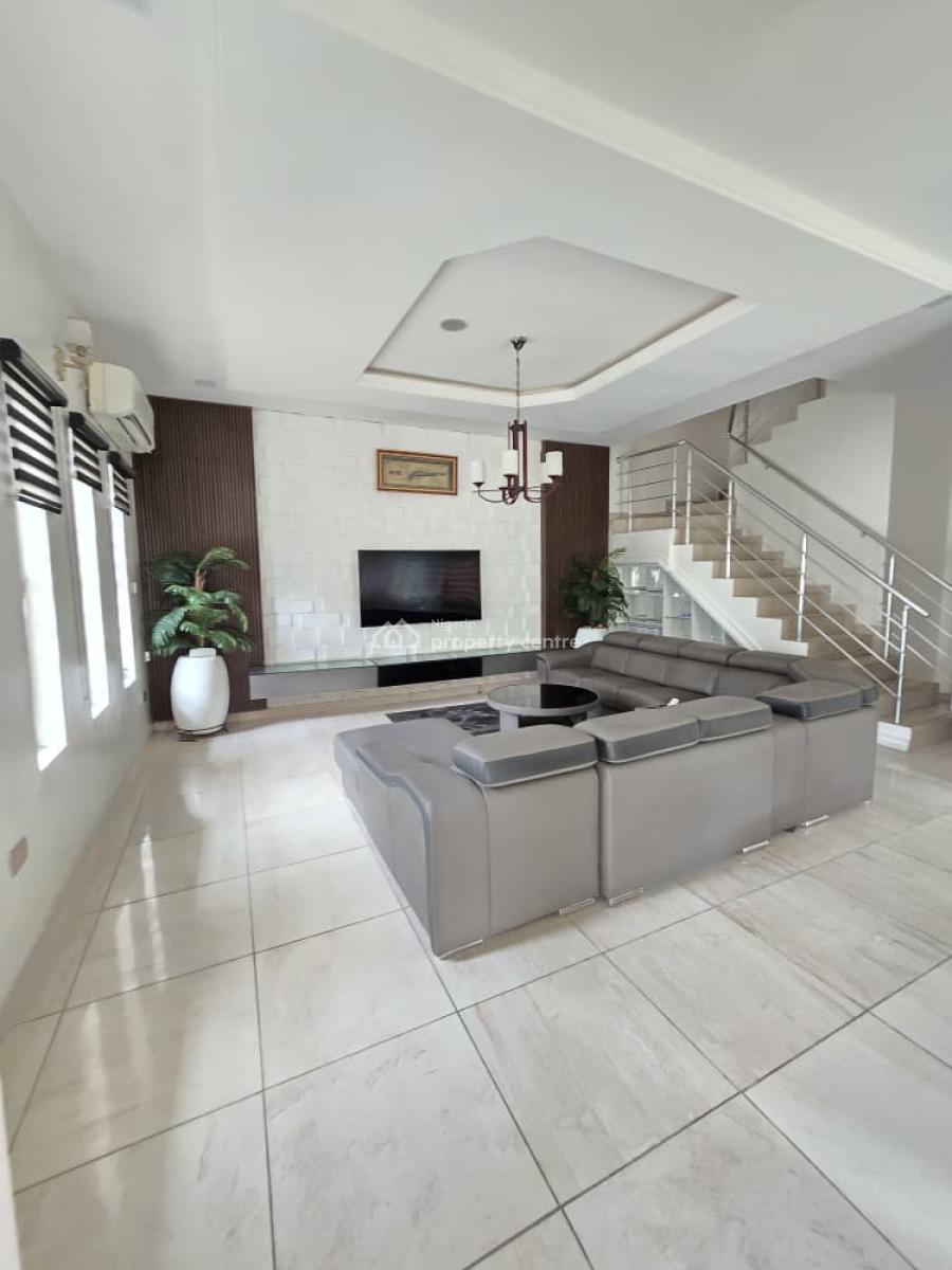 Luxurious Furnishing 5 Bedroom Duplex Fully Detached with Bq, Conversation Area Second Toll Gate, Lekki, Lagos, Detached Duplex for Sale