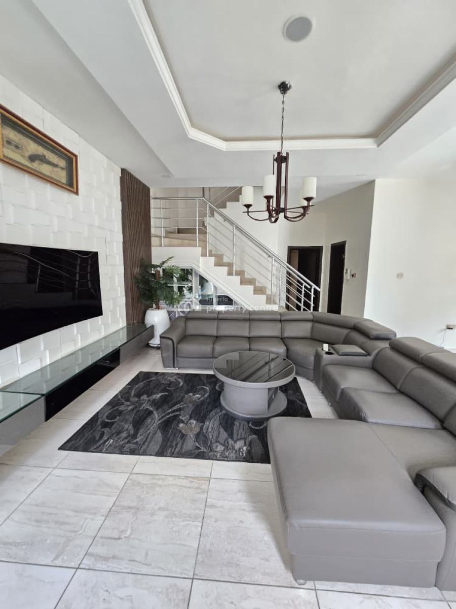 Luxurious Furnishing 5 Bedroom Duplex Fully Detached with Bq, Conversation Area Second Toll Gate, Lekki, Lagos, Detached Duplex for Sale