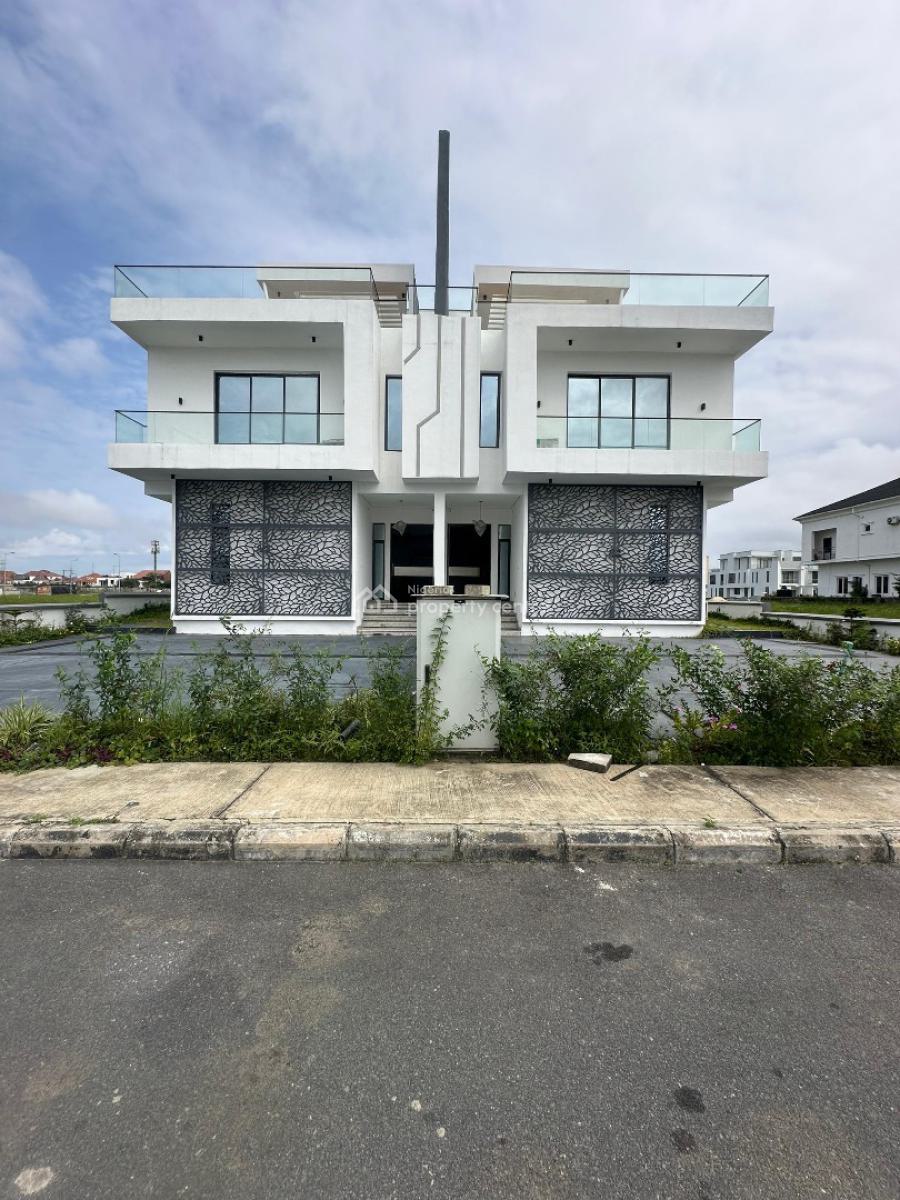 Luxury 5 Bedroom Semi Detached Duplex with Amazing Features, Cowrie Creek, Ikate, Lekki, Lagos, Semi-detached Duplex for Sale