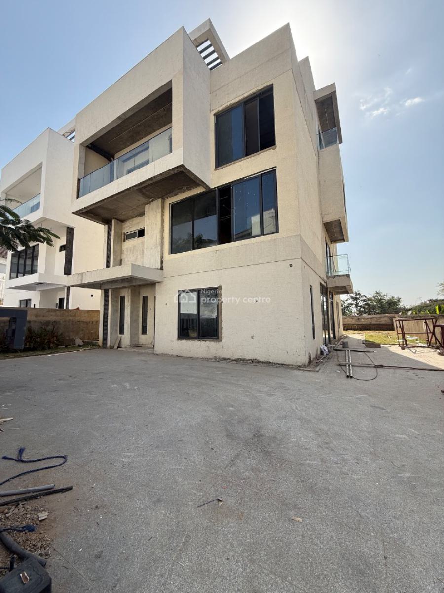Distress 6 Bedrooms Fully Detached Duplex, Semi Finished, Maitama District, Abuja, Detached Duplex for Sale