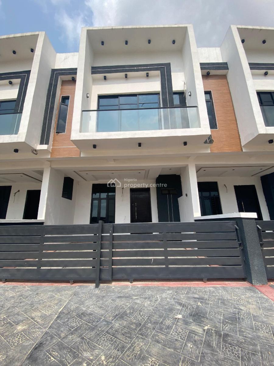Well Built 3  Bedroom Terraced Duplex  with Bq and Self Compound, Ikota, Lekki, Lagos, Terraced Duplex for Sale